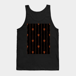 Halloween Barbed Wire and Sugar Skulls Tank Top